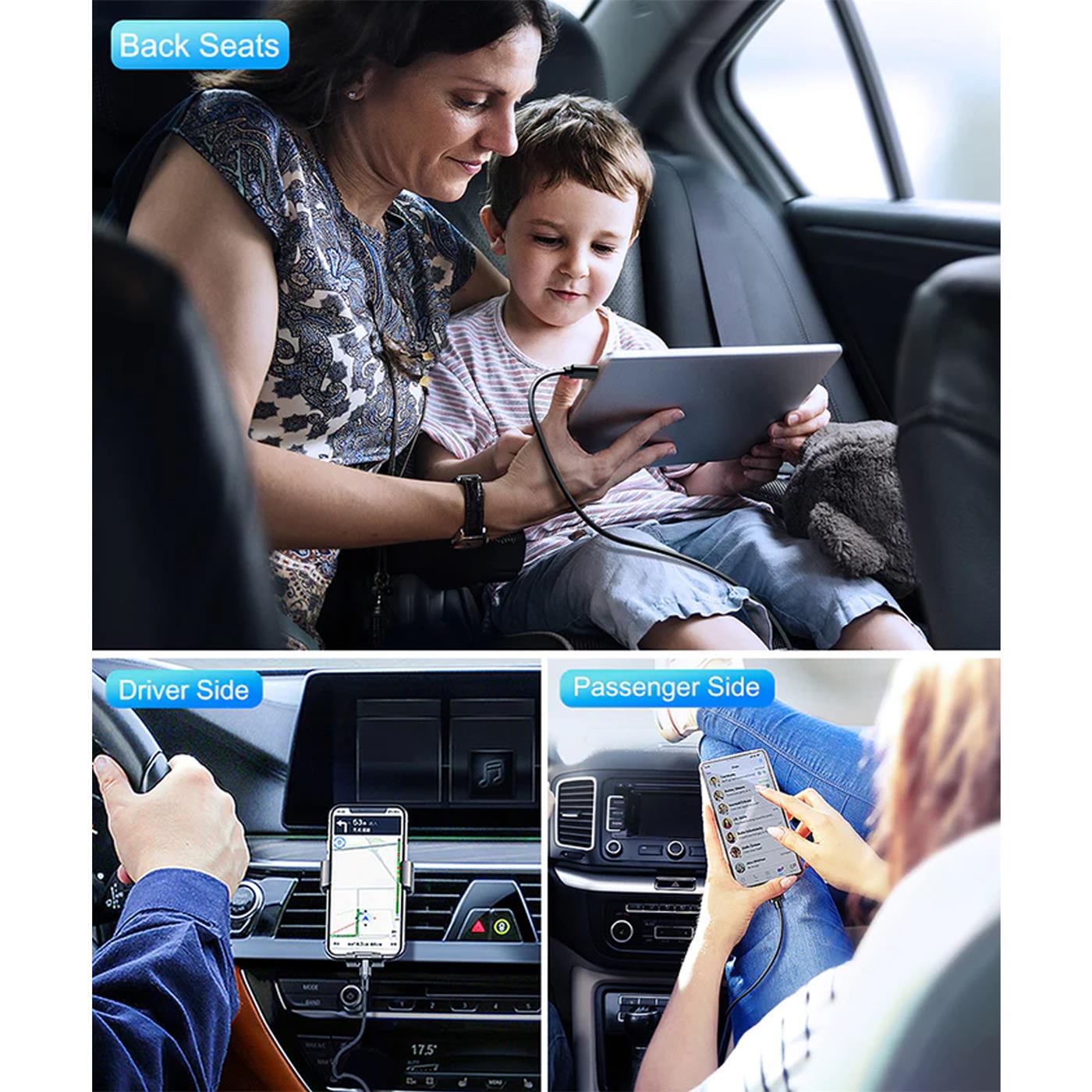 Kfz-Ladegerät Multi USB – 5 Ports Schnellladung