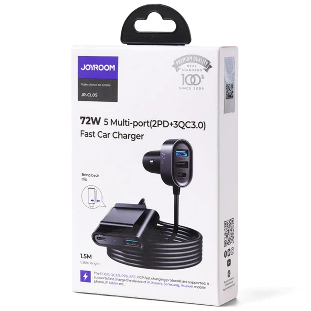 Joyroom Kfz-Ladegerät - JR-CL05 - Schwarz