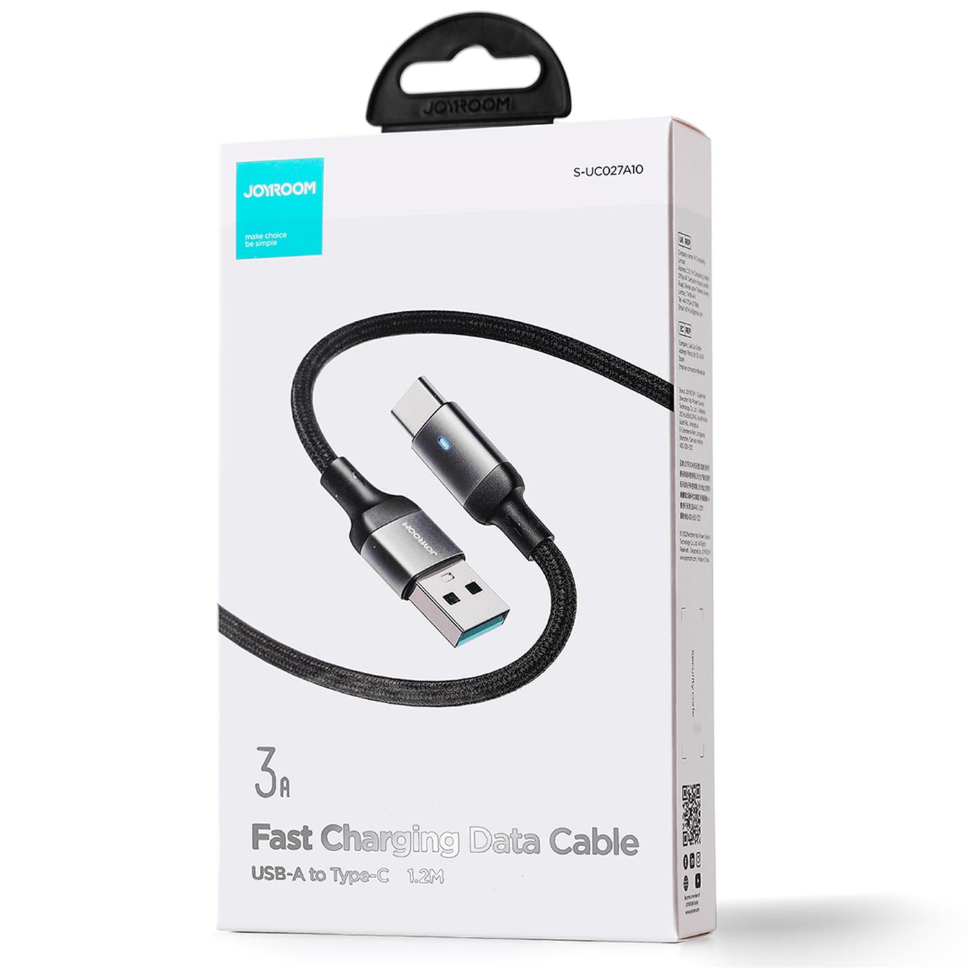 Ladekabel Schnellladung – Nylon Geflecht 1.2m