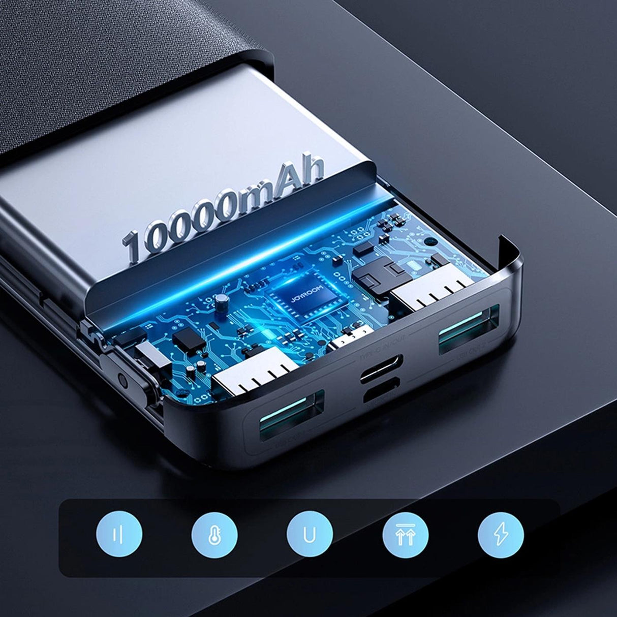 Power Bank Schnellladung – Digitalanzeige Multi-Port