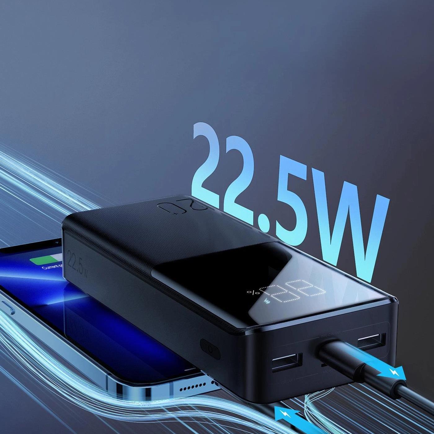 Power Bank Schnellladung – Digitalanzeige Multi-Port