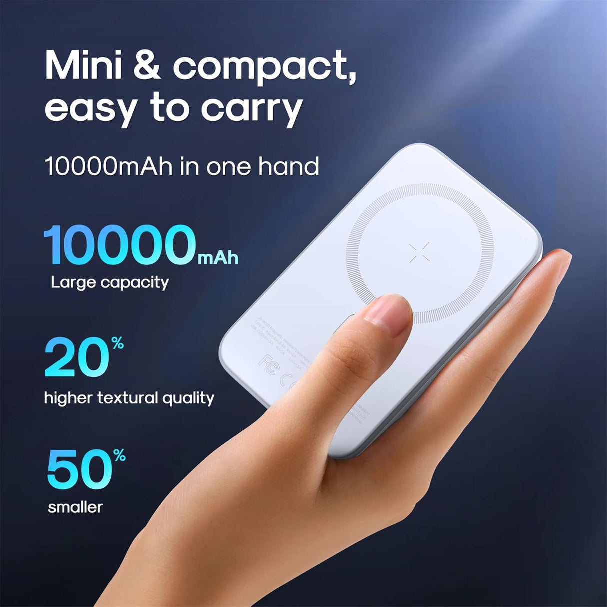 Power Bank MagSafe 10000 mAh – Kabellos & USB