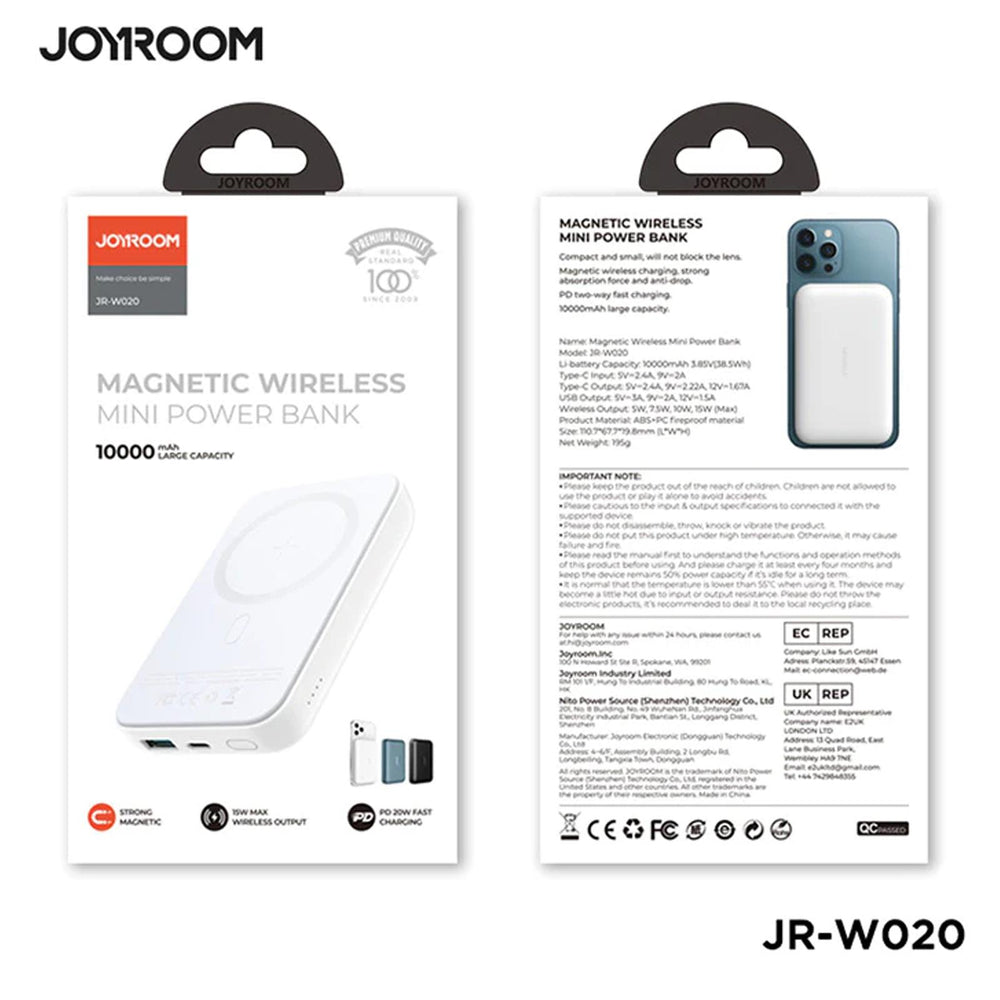 Powerbank - Joyroom - MagSafe JR-W020 - 10000 mAh