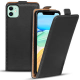 iPhone 11 Flip Klapphülle in Schwarz mit Kartenfächern