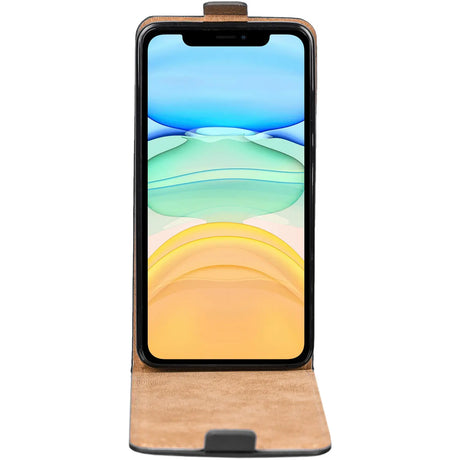 iPhone 11 Flip Klapphülle in Schwarz mit Kartenfächern