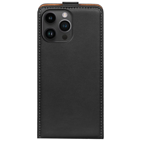 iPhone 16 Pro Max Flip Klapphülle in Schwarz mit Kartenfächern