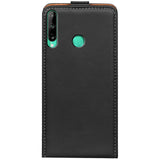 Huawei P40 Lite E Flip Klapphülle in Schwarz mit Kartenfächern