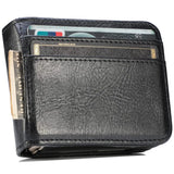 Huawei P50 Pocket Flip Klapphülle in Schwarz mit Kartenfächern