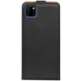 Huawei Y5P Flip Klapphülle in Schwarz mit Kartenfächern