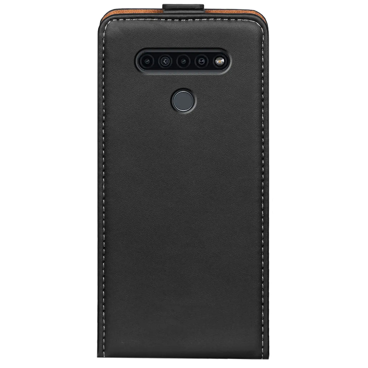 LG K41S Flip Klapphülle in Schwarz mit Kartenfächern