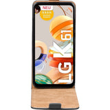 LG K61 Flip Klapphülle in Schwarz mit Kartenfächern
