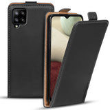 Samsung Galaxy A22 4G / M32 / M22 Flip Klapphülle in Schwarz mit Kartenfächern