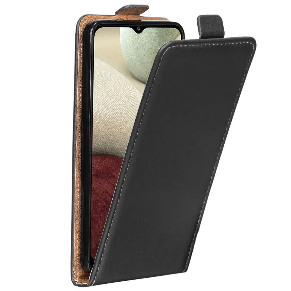 Samsung Galaxy A22 4G / M32 / M22 Flip Klapphülle in Schwarz mit Kartenfächern