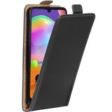 Samsung Galaxy A31 Flip Klapphülle in Schwarz mit Kartenfächern