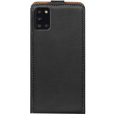 Samsung Galaxy A31 Flip Klapphülle in Schwarz mit Kartenfächern