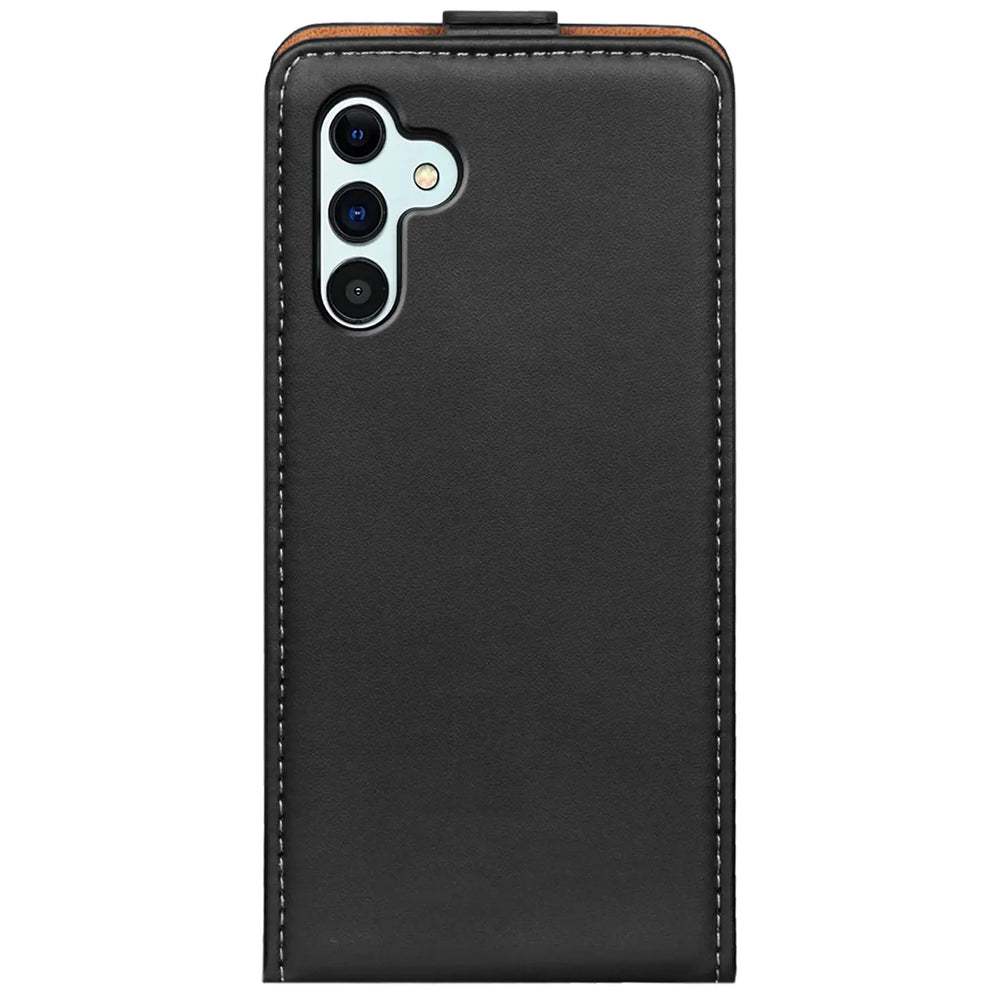 Samsung Galaxy A34 5G Flip Klapphülle in Schwarz mit Kartenfächern