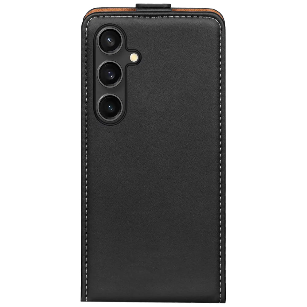 Samsung Galaxy A36 5G Flip Klapphülle in Schwarz mit Kartenfächern