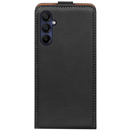 Samsung Galaxy A55 5G Flip Klapphülle in Schwarz mit Kartenfächern