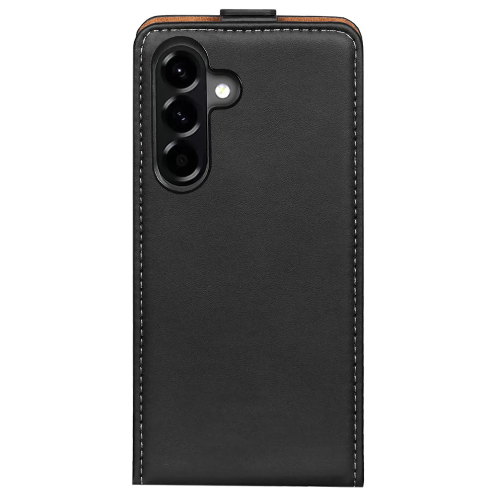 Samsung Galaxy A57 5G Flip Klapphülle in Schwarz mit Kartenfächern