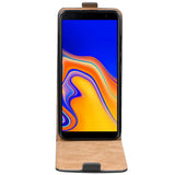 Samsung Galaxy A9 2018 Flip Klapphülle in Schwarz mit Kartenfächern