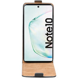 Samsung Galaxy Note 10 Plus Flip Klapphülle in Schwarz mit Kartenfächern