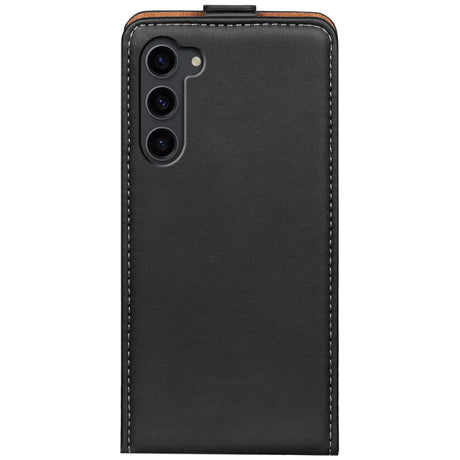 Samsung Galaxy S23 Flip Klapphülle in Schwarz mit Kartenfächern
