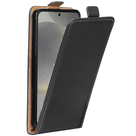 Samsung Galaxy S24 FE Flip Klapphülle in Schwarz mit Kartenfächern