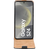 Samsung Galaxy S24 FE Flip Klapphülle in Schwarz mit Kartenfächern
