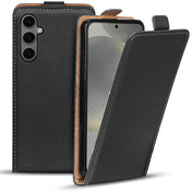 Samsung Galaxy S24 Flip Klapphülle in Schwarz mit Kartenfächern