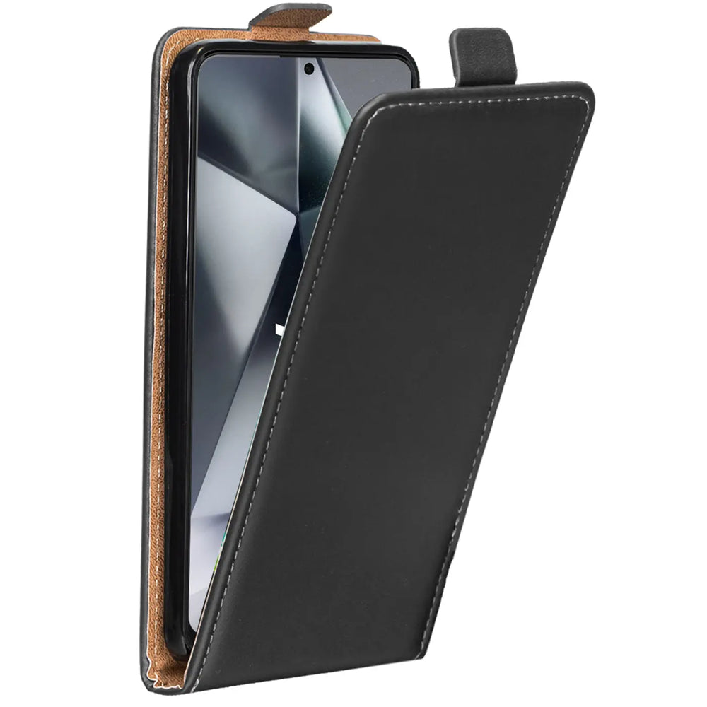 Samsung Galaxy S24 Ultra Flip Klapphülle in Schwarz mit Kartenfächern
