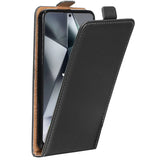 Samsung Galaxy S24 Ultra Flip Klapphülle in Schwarz mit Kartenfächern