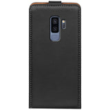 Samsung Galaxy S9 Plus Flip Klapphülle in Schwarz mit Kartenfächern