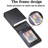 Samsung Galaxy Z FLIP 3 Flip Klapphülle in Schwarz mit Kartenfächern