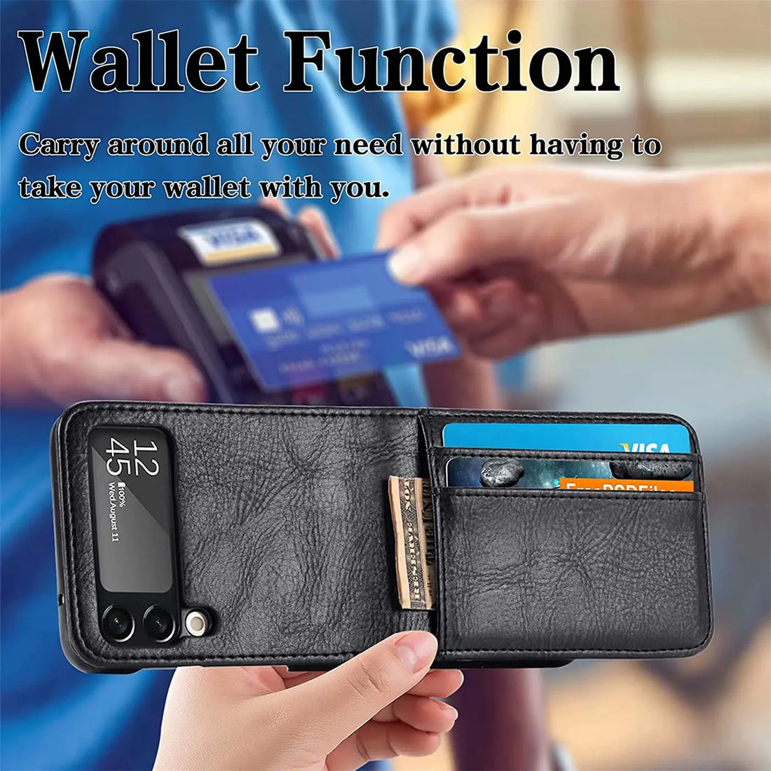 Praktische Wallet-Funktion für unterwegs
