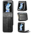 Samsung Galaxy Z FLIP 5 Flip Klapphülle in Schwarz mit Kartenfächern