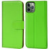 iPhone 11 Pro Max Klapphülle in Grün mit Kartenfächern und Schutz