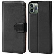 iPhone 11 Pro Max Klapphülle in Schwarz mit Kartenfächern und Schutz