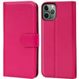 iPhone 11 Pro Klapphülle in Pink mit Kartenfächern und Schutz