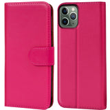 iPhone 11 Pro Klapphülle in Pink mit Kartenfächern und Schutz
