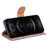 iPhone 12 Pro Max Klapphülle in Blau mit Kartenfächern und Schutz