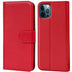 iPhone 12 / 12 Pro Klapphülle in Rot mit Kartenfächern und Schutz
