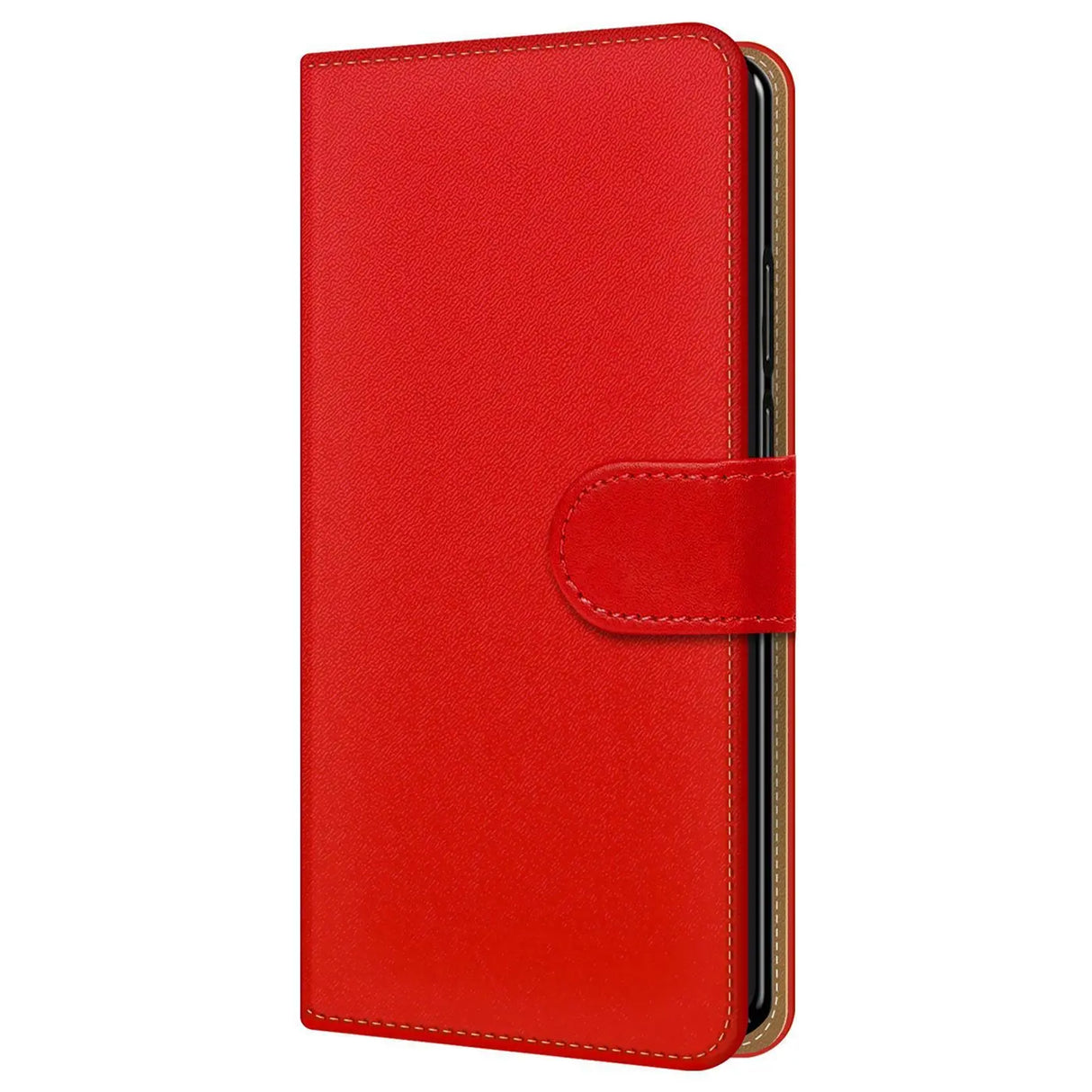 iPhone 15 Klapphülle in Rot mit Kartenfächern und Schutz