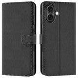 iPhone 16 Klapphülle in Schwarz mit Kartenfächern und Schutz