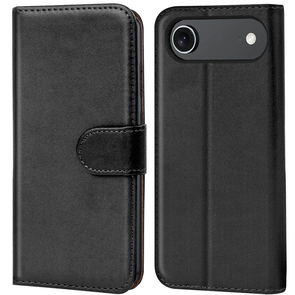 Apple iPhone 17 Air Klapphülle in Schwarz mit Kartenfächern und Schutz