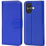 Apple iPhone 17 Klapphülle in Blau mit Kartenfächern und Schutz