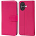 Apple iPhone 17 Klapphülle in Pink mit Kartenfächern und Schutz