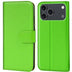 Apple iPhone 17 Pro Klapphülle in Grün mit Kartenfächern und Schutz