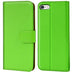 iPhone 5 / 5S / SE Klapphülle in Grün mit Kartenfächern und Schutz