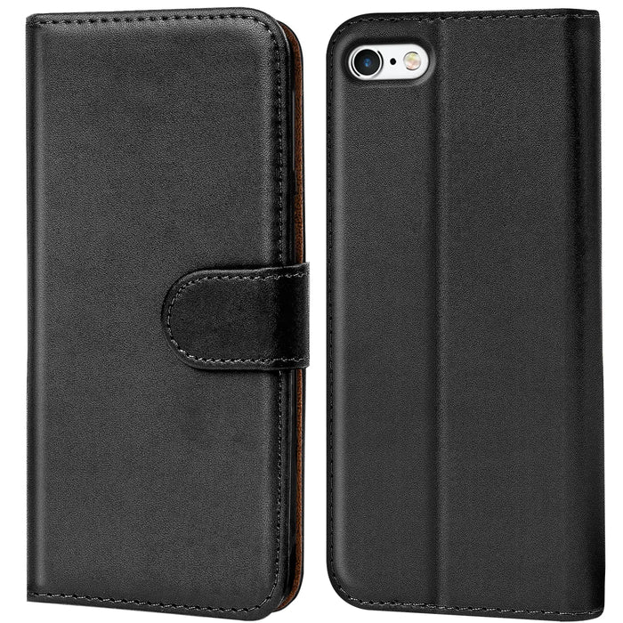 iPhone 5 / 5S / SE - Klapphülle mit Kartenfächern