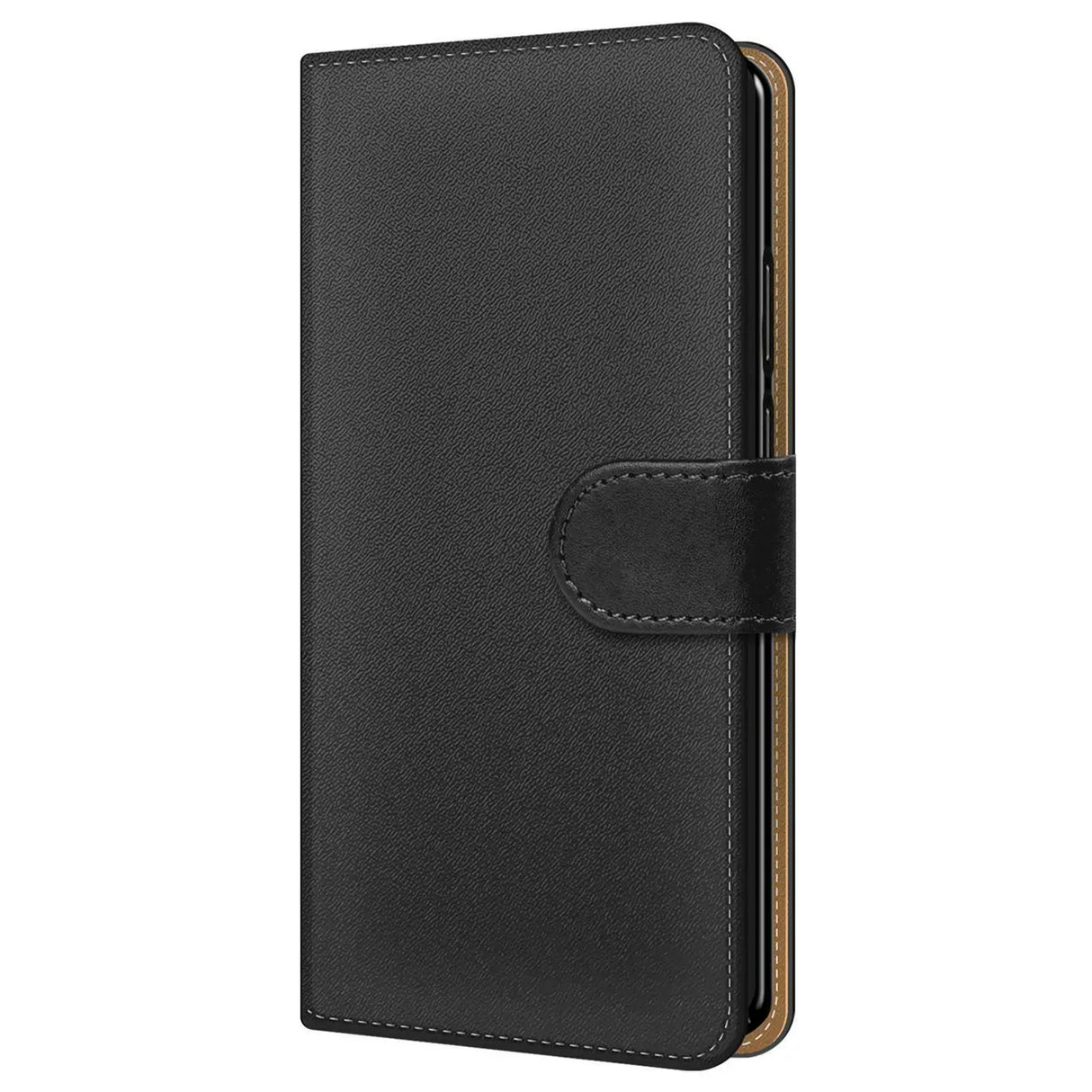 iPhone 5 / 5S / SE Klapphülle in Schwarz mit Kartenfächern und Schutz